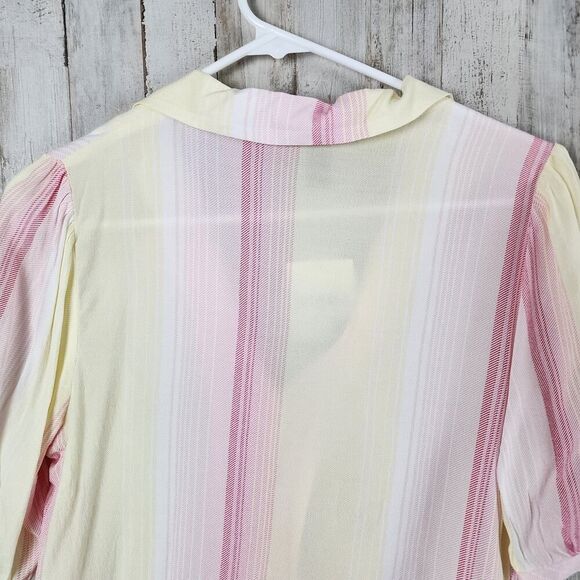 Forever 21 Sunshine Striped Crop Top Size Small - Picture 7 of 9